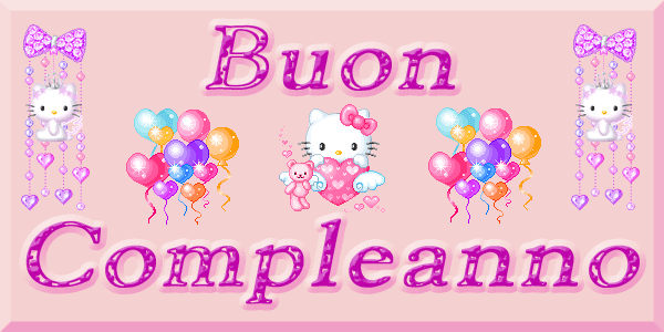 Buon Compleanno GIF Hello Kitty 23