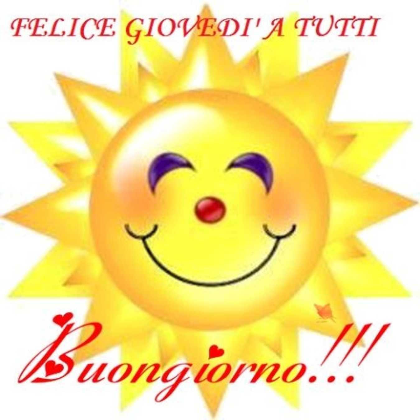 Buongiorno Buon Giovedì col sole 89