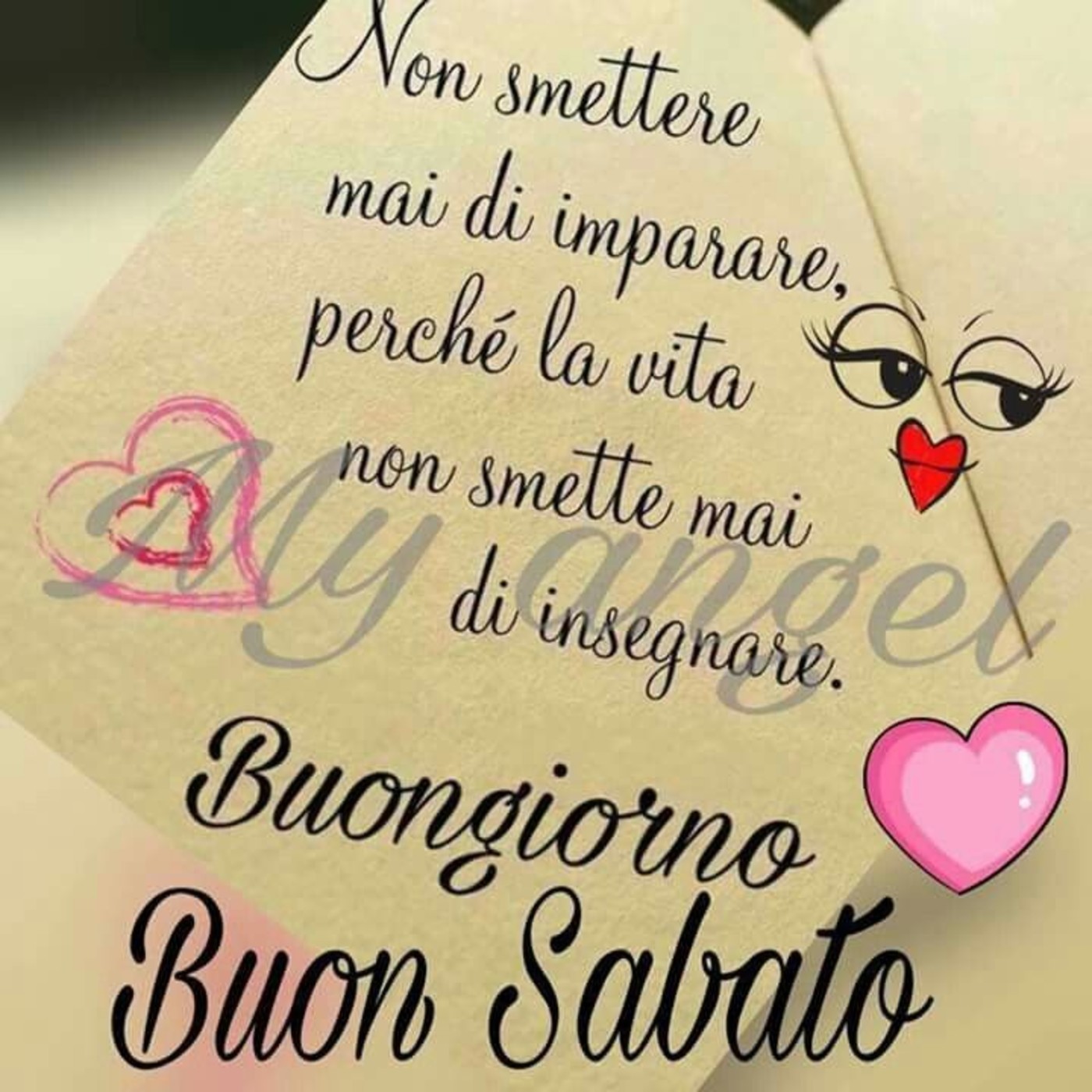 Buongiorno e Buon Sabato WhatsApp gratis da condividere 91