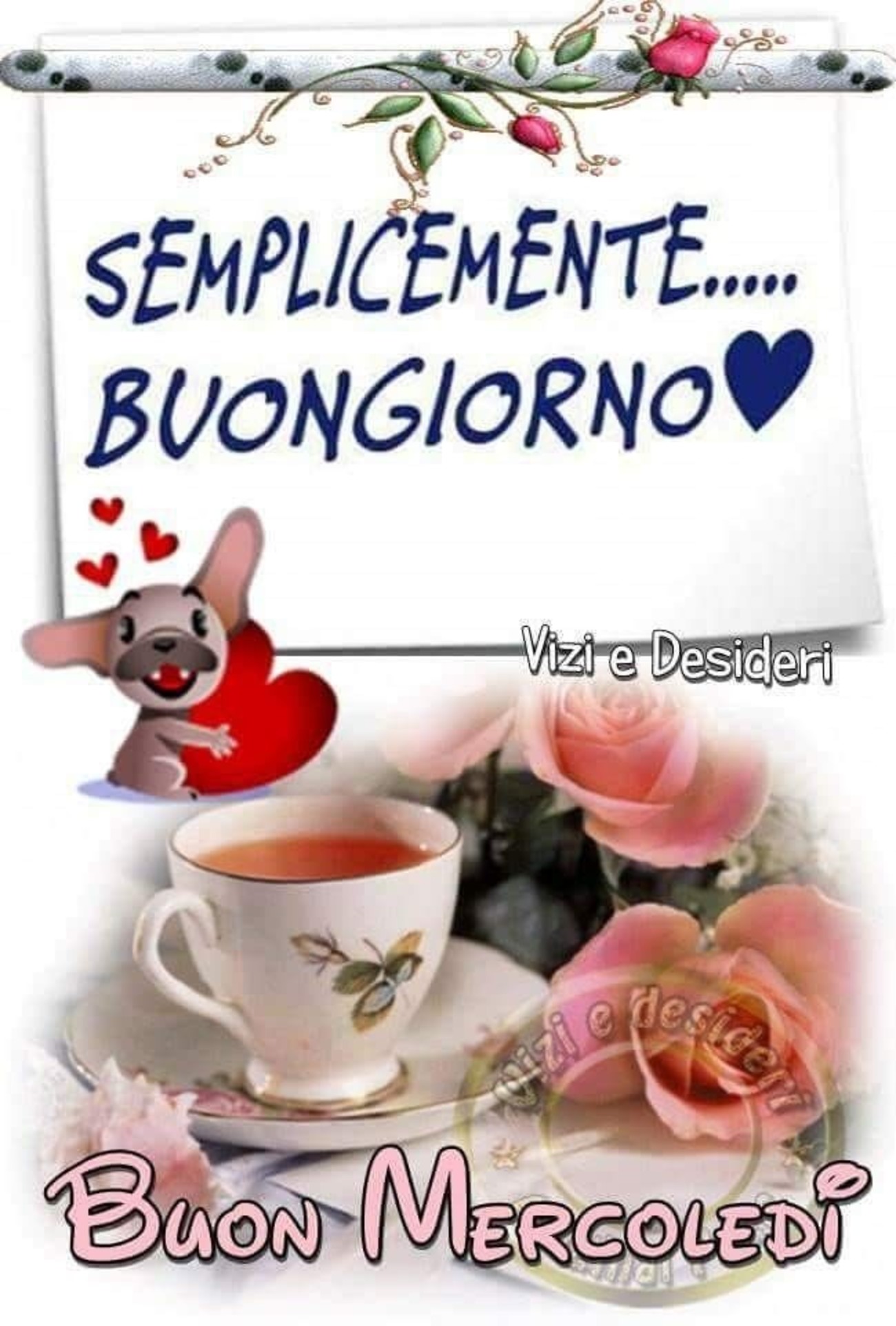 Semplicemente Buongiorno E Buon Mercoledi 121 Buongiorno Immagini It